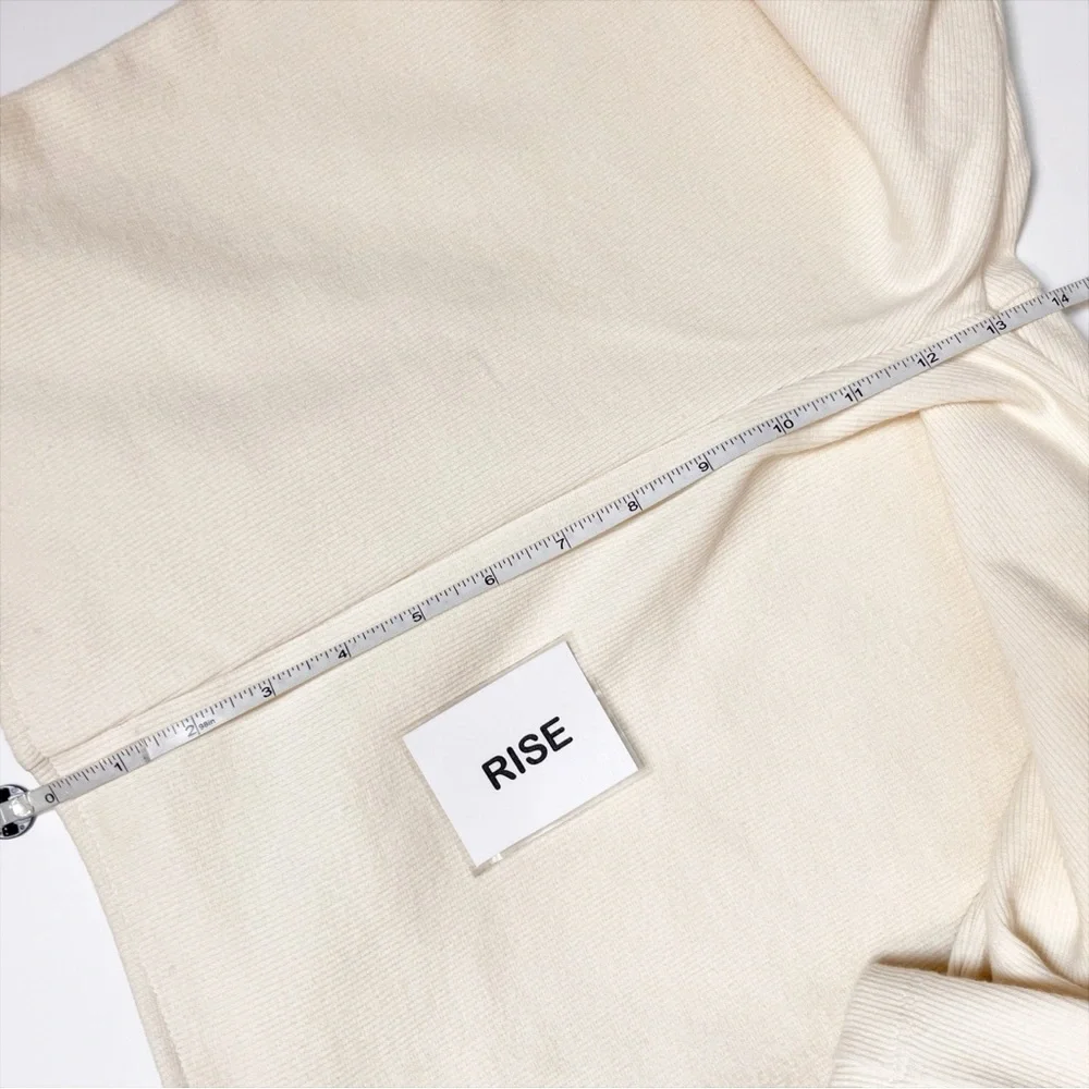 Subsurface NWT Hostess Pant Large Ivory stretch high waist flare‎ leg whale tail